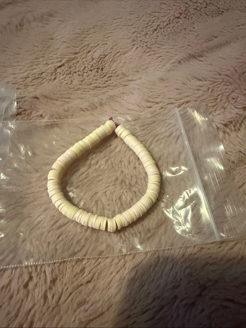 Kids Beaded Friendship Bracelets - Blue & Cream